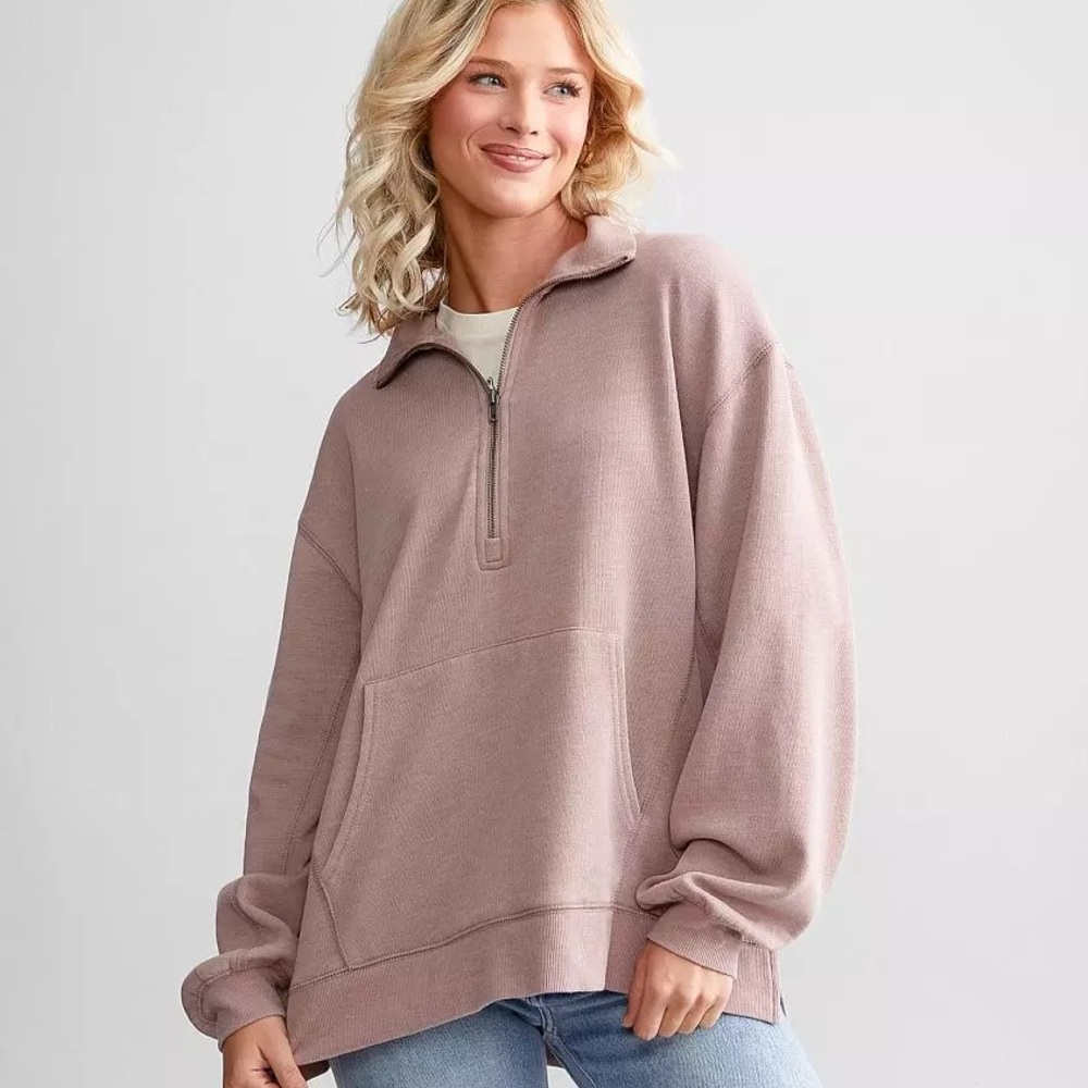 Modern Weekender Half Zip Pullover / Size M